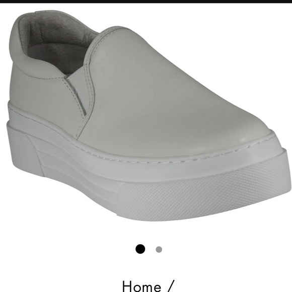 J/SLIDES Shoes Jslides Aileen White Leather Sneakers Poshmark